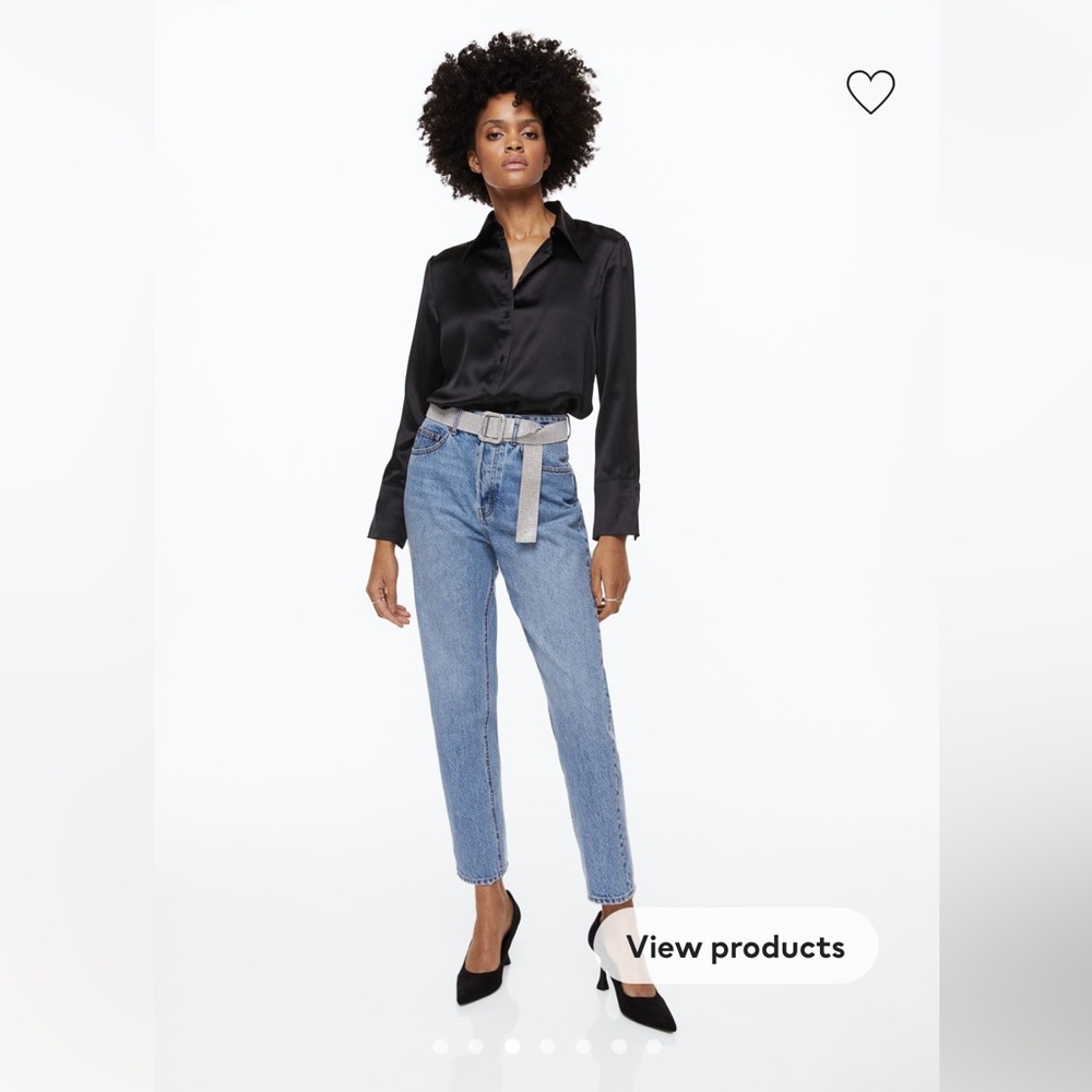 H&M Mom jeans high waisted size 4 new with tags